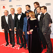Uwe Ochsenknecht, Heiner Lauterbach, Simon Verhoeven, Eric Kabongo, Max Wiedemann, Senta Berger, Quirin Berg, Florian David Fitz @ Deutscher Filmball 2017 (©Foto. Martin Schmitz)
